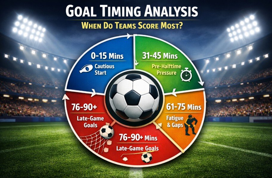 Goal Timing Analysis: When Do Teams Score Most?