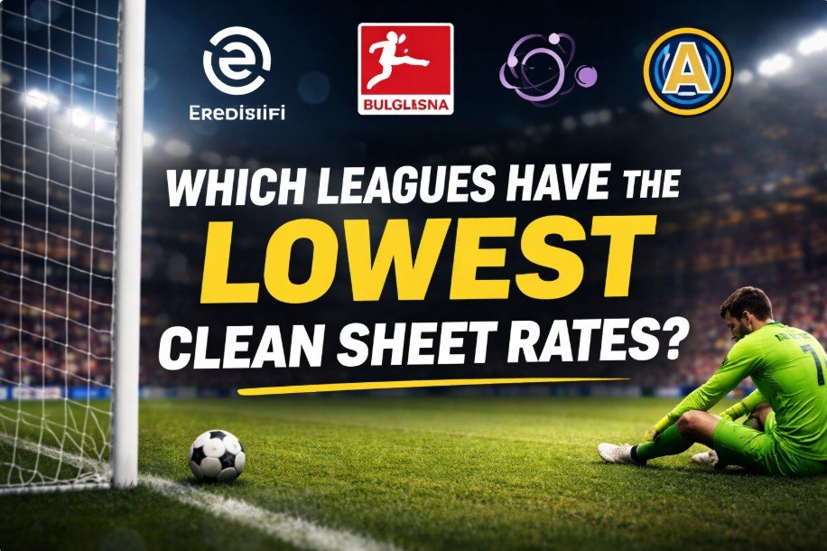 Which Leagues Have the Lowest Clean Sheet Rates?