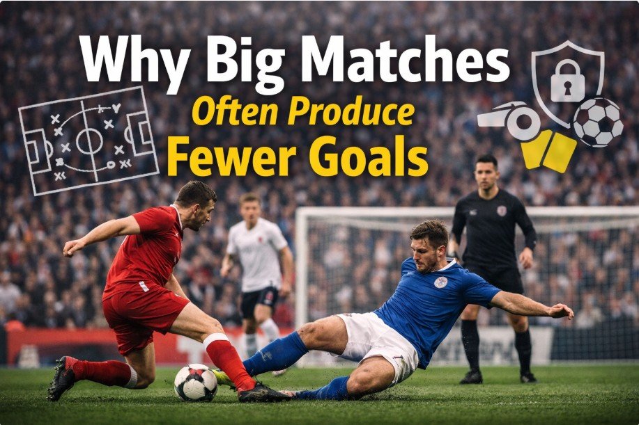 Why Big Matches Often Produce Fewer Goals