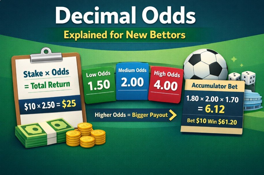 Read more about the article Decimal Odds Explained for New Bettors