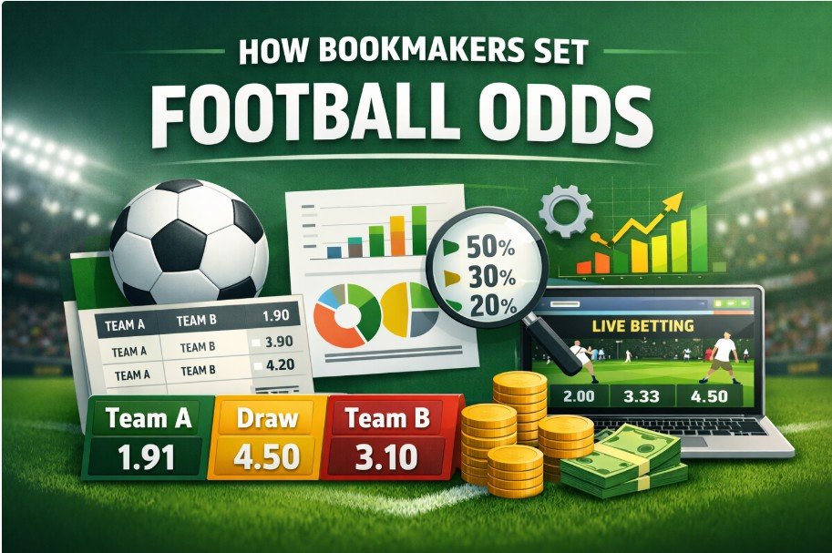 Read more about the article How Bookmakers Set Football Odds